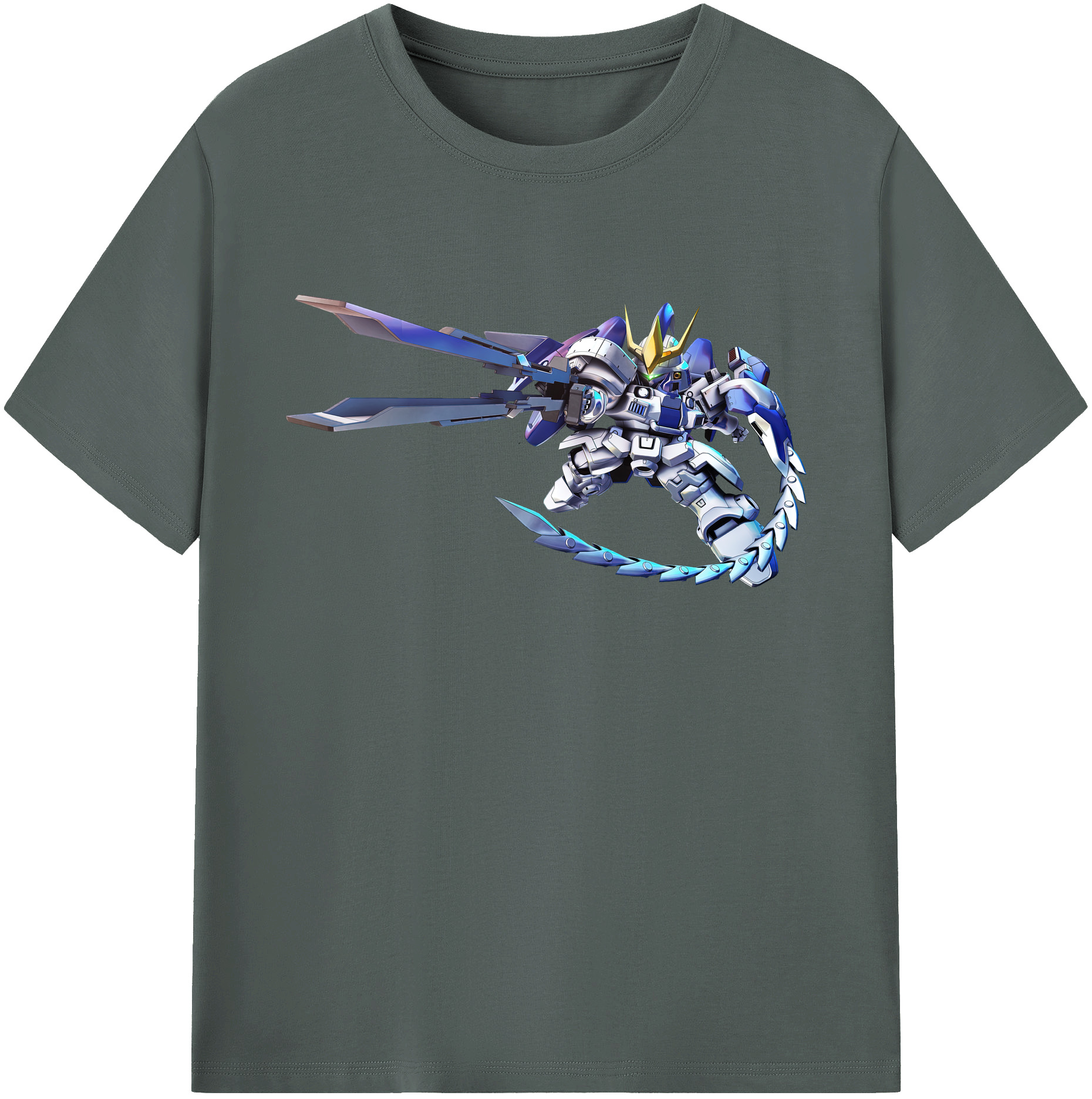 （画像用） 機動戦士ガンダム Mobile Suit Gundam 綿100％ メンズ半袖Tシャツ｜肌触りやわらか＆通気性